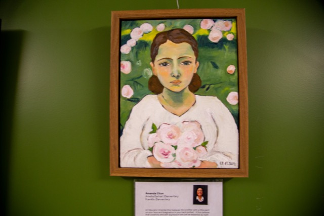 Painting of a girl.