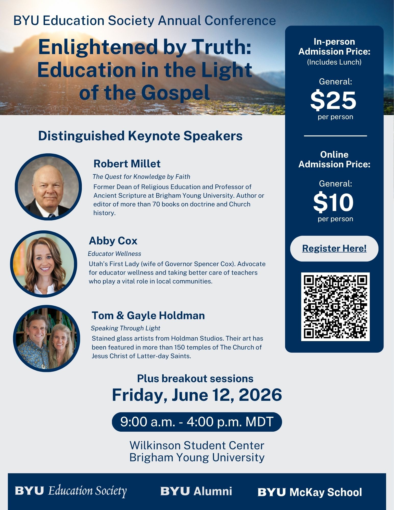 education society keynote speaker flyer