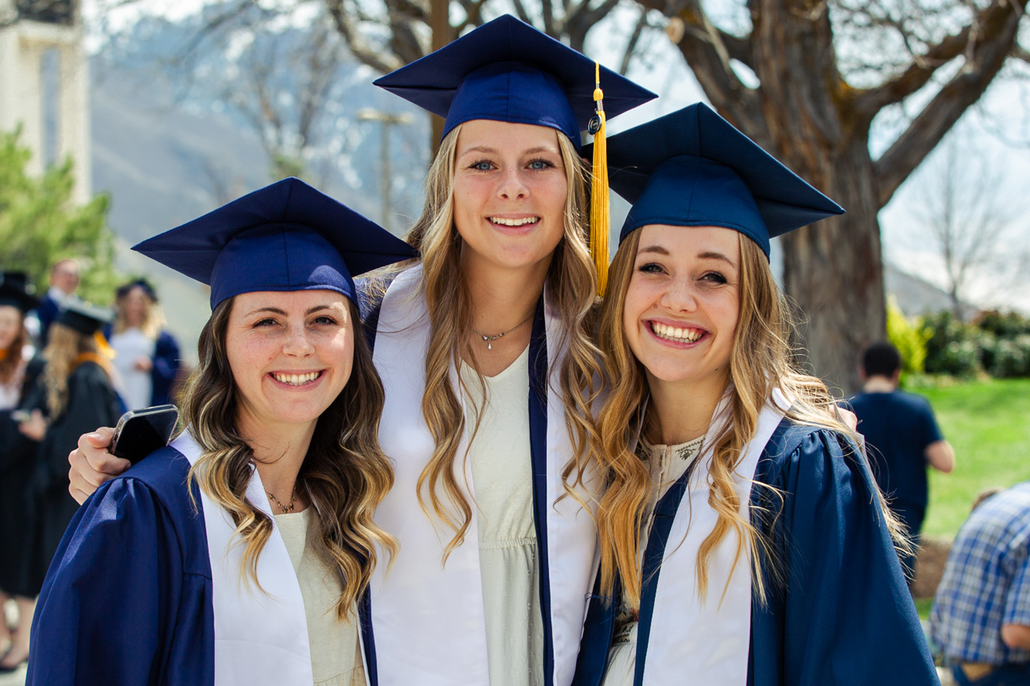 Graduates posing for photo