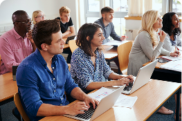 Students in classroom
