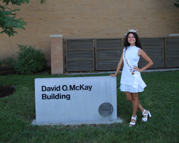 Miss Orem and McKay School Sign 